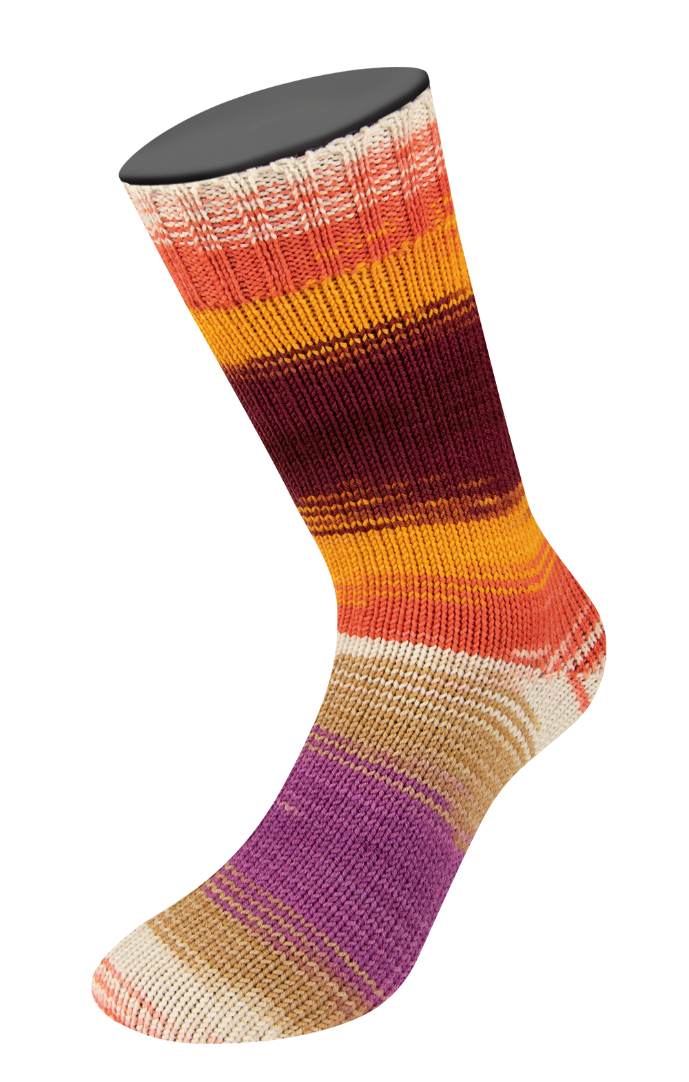 Lana Grossa Cool Wool 4 Socks print II by Tanja Steinbach