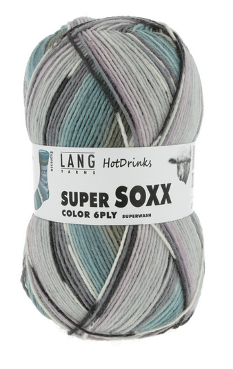 Lang Yarns Super Soxx Color 6ply Hot Drinks
