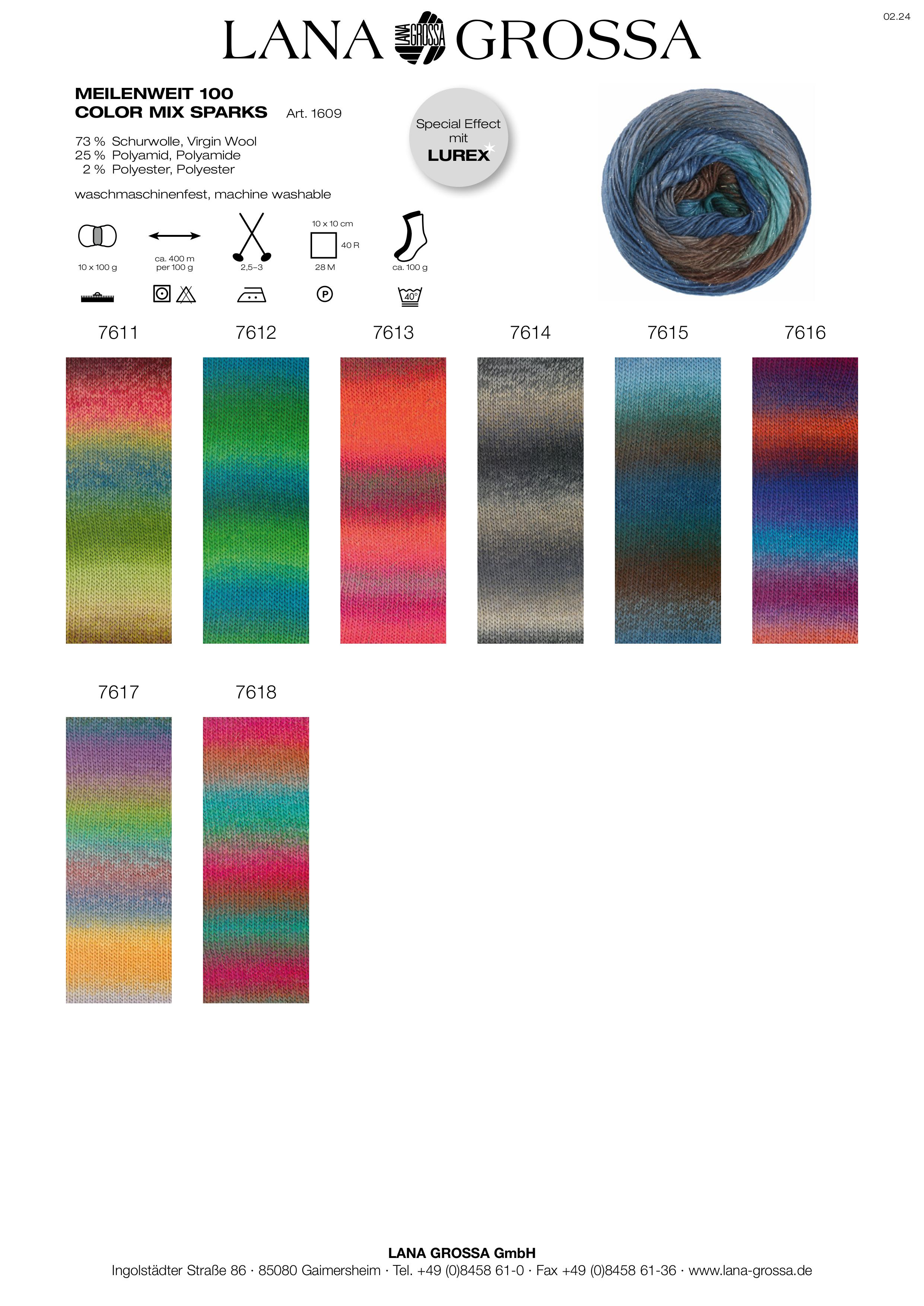 Meilenweit 100g Color Mix Sparks
