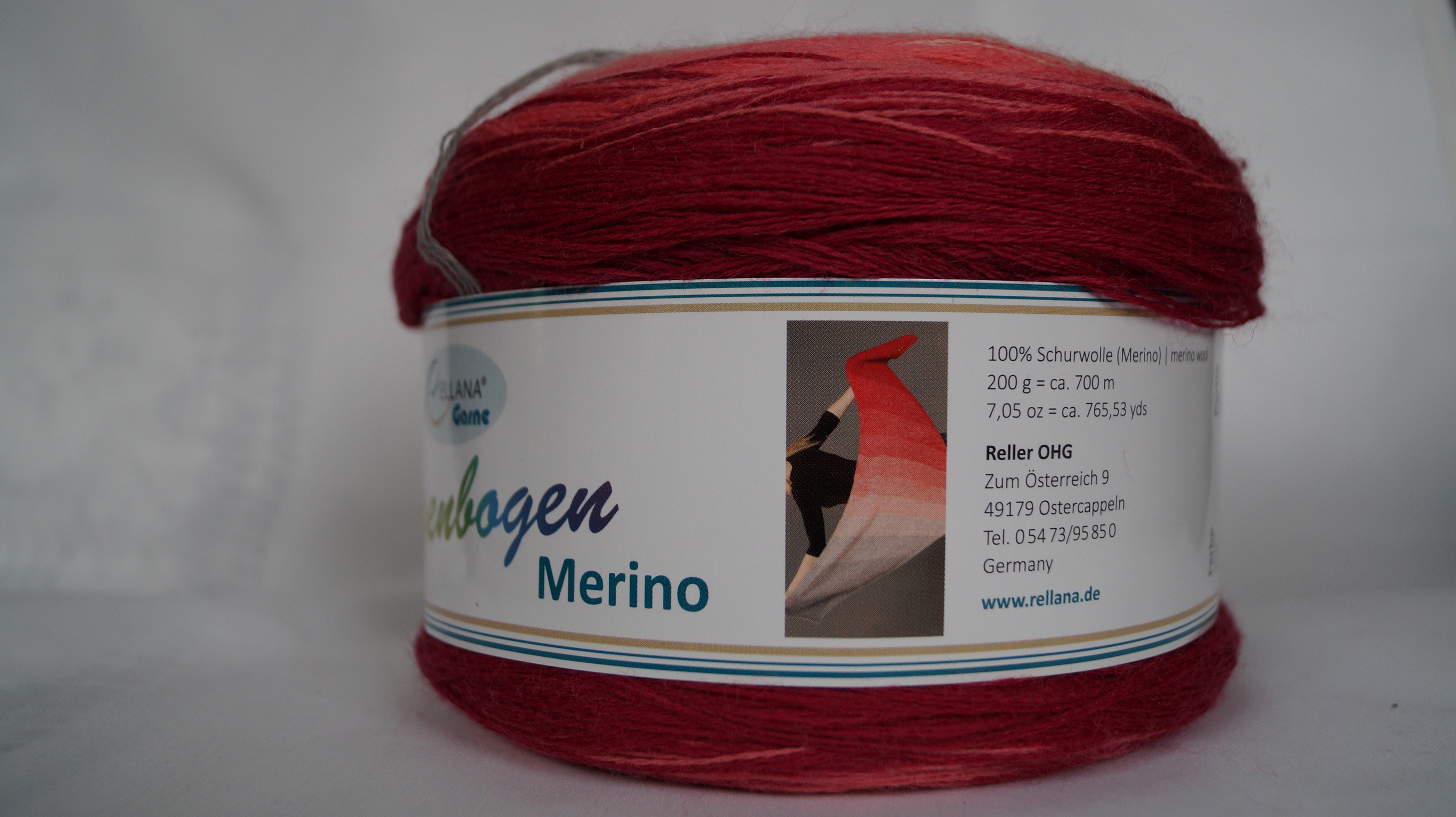 Bobbel Regenbogen Merino 200g Farbe 208