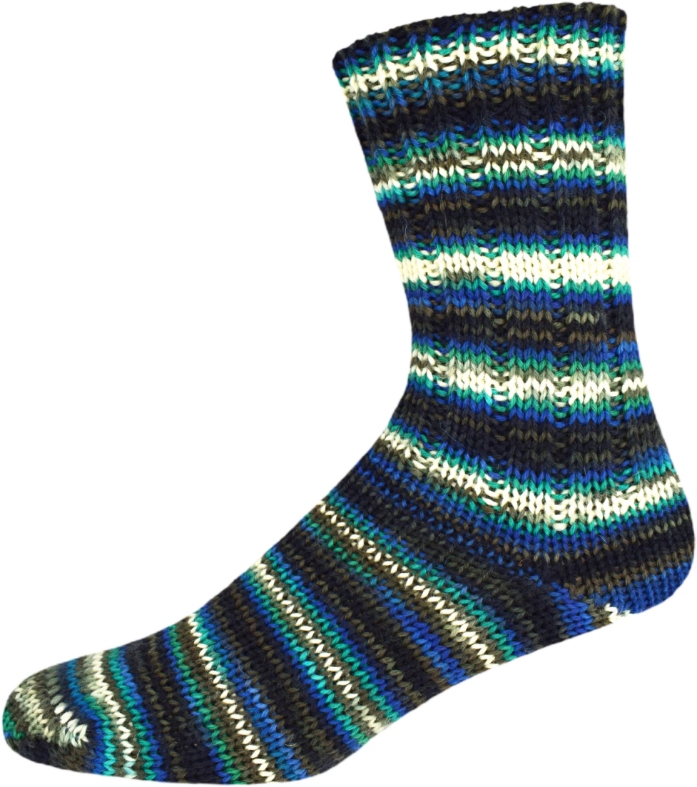 Supersocke 6-fach Mystik Color